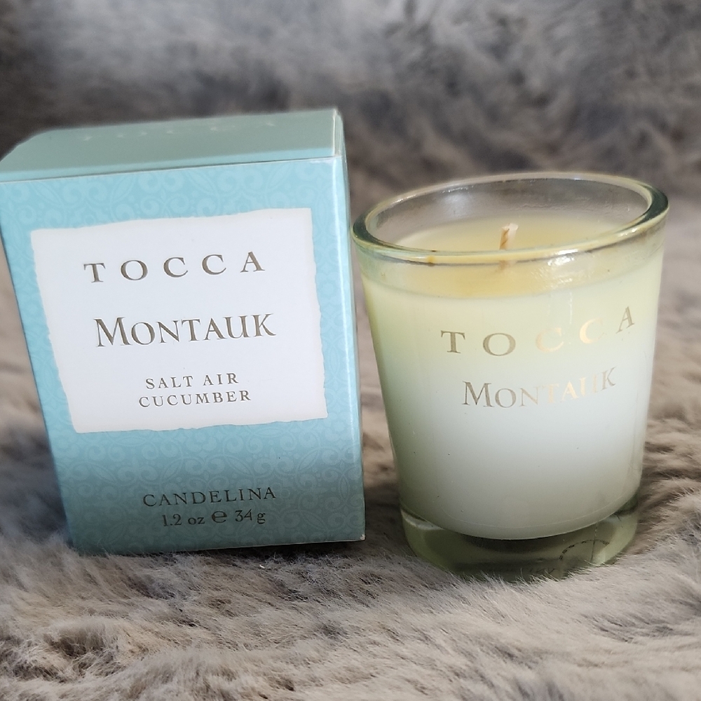 NIB Tocca Montauk Salt Air Cucumber Candelina Candle‎